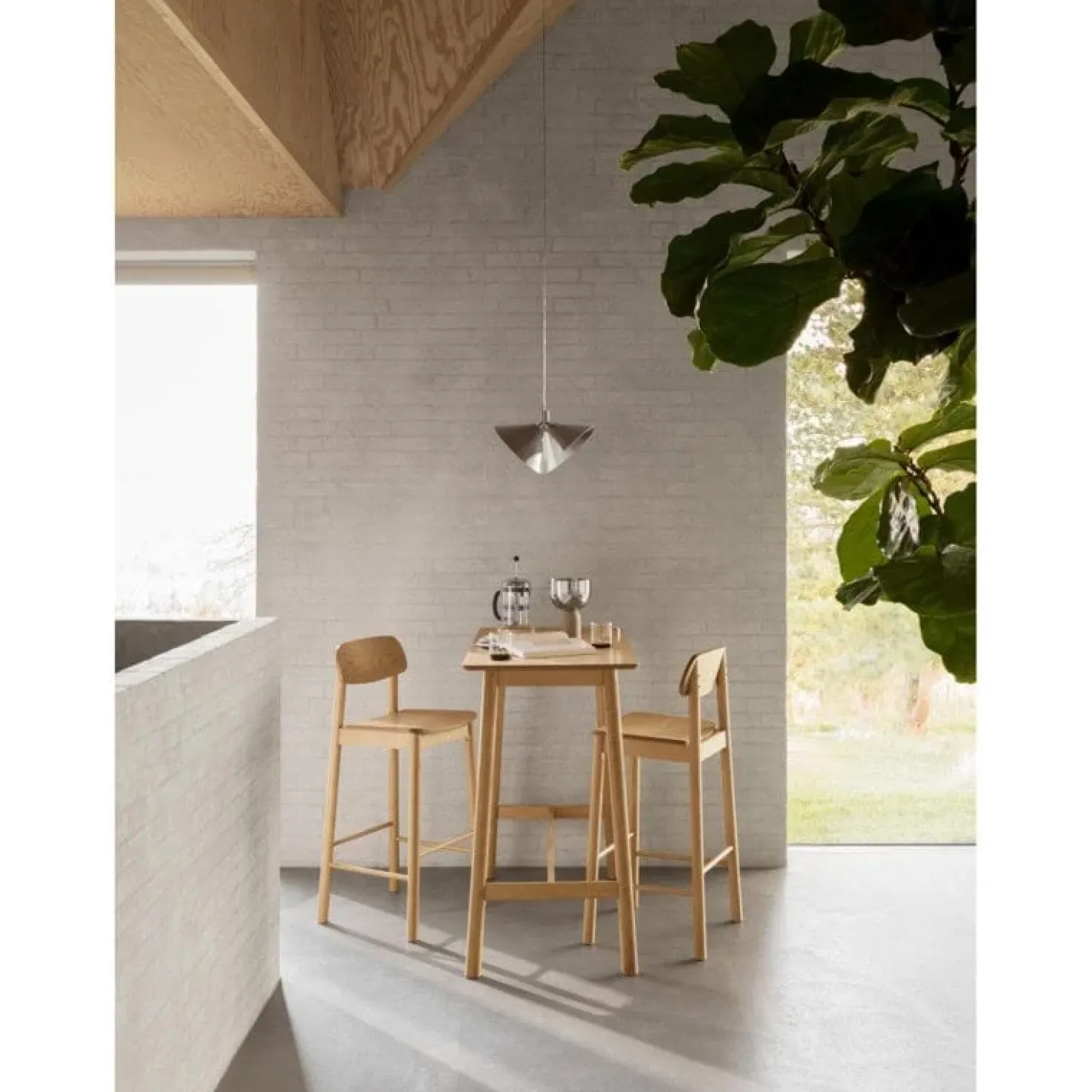 Kora Bartafel Naturel 120cm