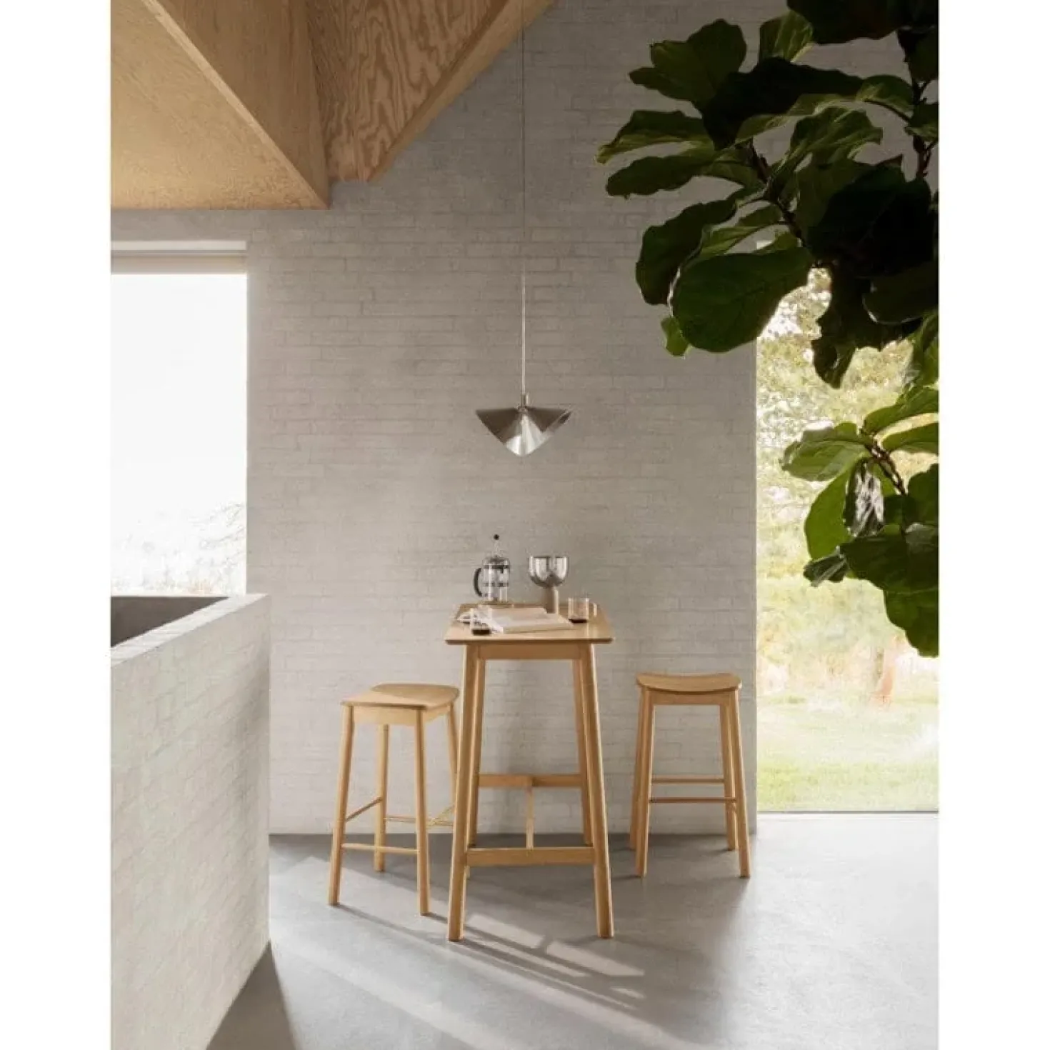 Kora Bartafel Naturel 120cm