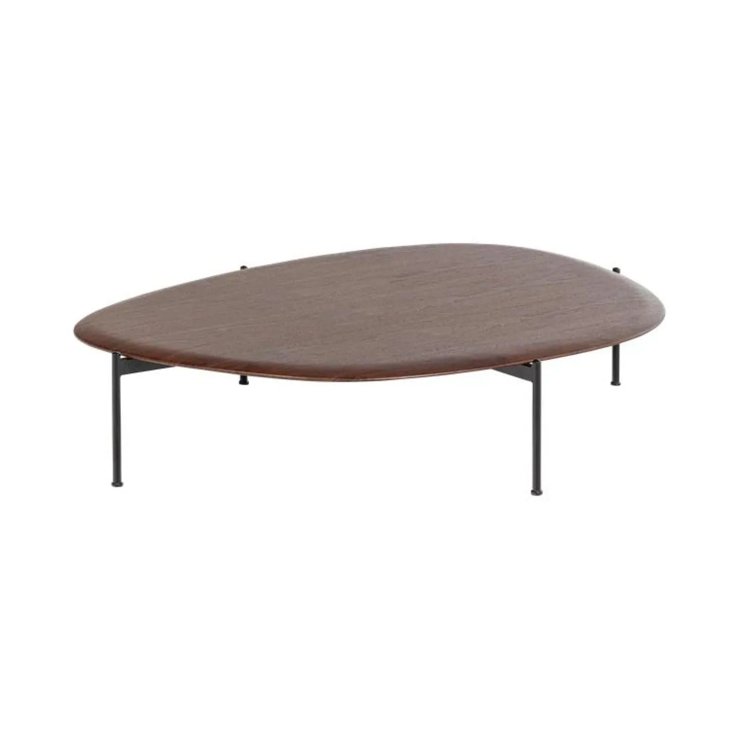 Kota Salontafel Organisch Bruin 121cm