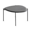 Kota Salontafel Organisch Zwart 92cm