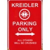 Kreidler Parking Only - metalen bord
