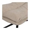 Kube Draaifauteuil met hocker naturel