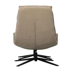 Kube Draaifauteuil met hocker naturel