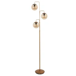 Kyle 3-lichts Vloerlamp Brons