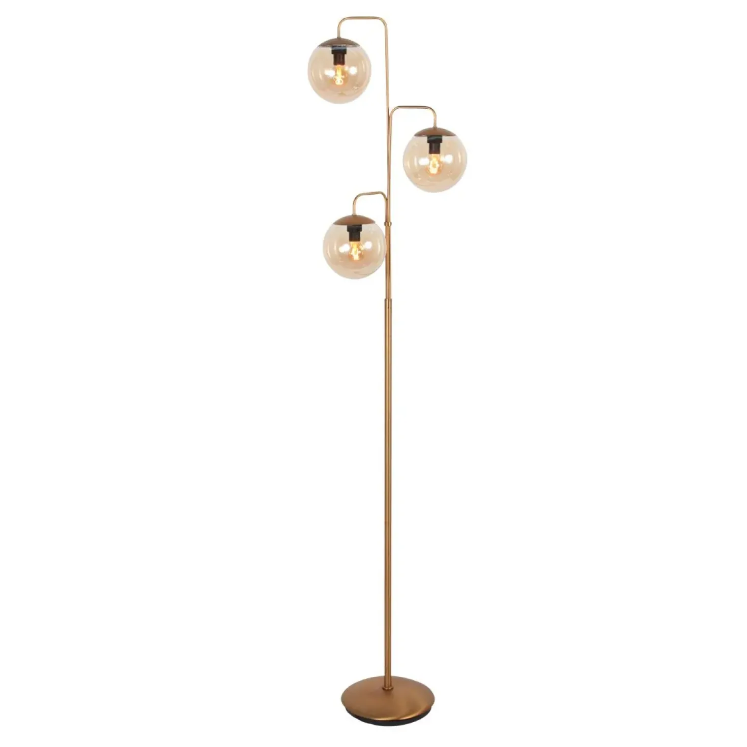 Kyle 3-lichts Vloerlamp Brons