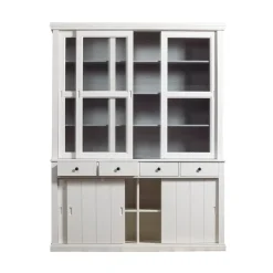 Lagos Buffetkast grenen wit 166cm