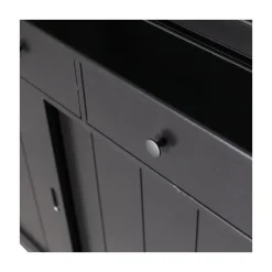Lagos Buffetkast grenen zwart 166cm