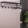 Lanco kapstok industrieel 100cm zwart