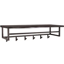Lanco kapstok industrieel 100cm zwart