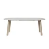 Lange Jan Uitschuifbare eettafel rond eiken sydney 120/160/200cm