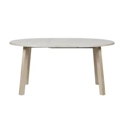 Lange Jan Uitschuifbare eettafel rond eiken sydney 120/160/200cm