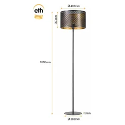 Laser 1-lichts Vloerlamp