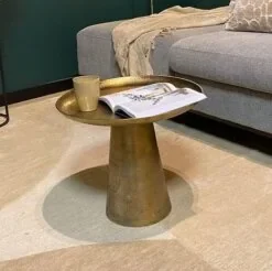 Lavet Salontafel set van 3 Goud
