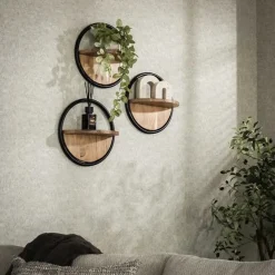 Lazo Wandplanken set van 3 Acacia Naturel