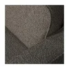 Lazy Draaifauteuil bouclé antraciet