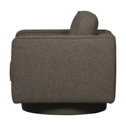 Lazy Draaifauteuil bouclé antraciet