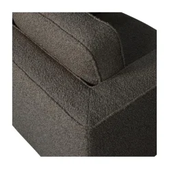 Lazy Draaifauteuil bouclé antraciet