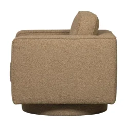Lazy Draaifauteuil bouclé bruin