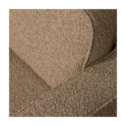 Lazy Draaifauteuil bouclé bruin