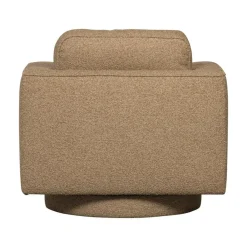 Lazy Draaifauteuil bouclé bruin