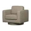 Lazy Draaifauteuil bouclé zand
