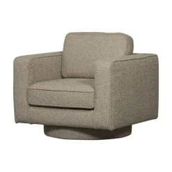 Lazy Draaifauteuil bouclé zand