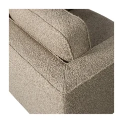 Lazy Draaifauteuil bouclé zand
