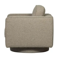Lazy Draaifauteuil bouclé zand