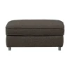Lazy Hocker bouclé antraciet