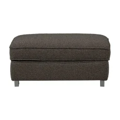 Lazy Hocker bouclé antraciet