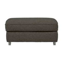 Lazy Hocker bouclé antraciet