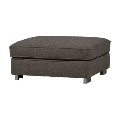 Lazy Hocker bouclé antraciet