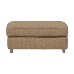 Lazy Hocker bouclé bruin