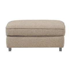 Lazy Hocker bouclé naturel