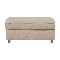 Lazy Hocker bouclé naturel