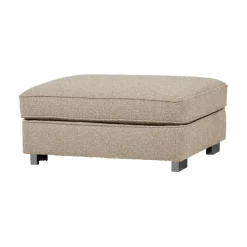 Lazy Hocker bouclé naturel