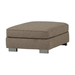 Lazy Hocker bouclé zand