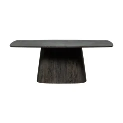 Leah Eettafel MDF donkerbruin 200cm