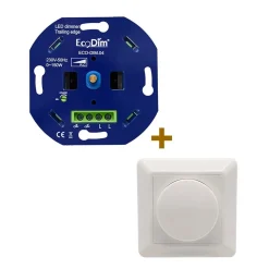 Led dimmer universeel 0-150W fase afsnijding Compleet