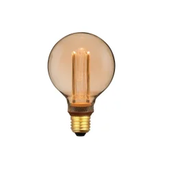 Led lamp Kooldraad Rond 9,5cm E27 Amber 3 standen
