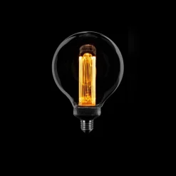 Led lamp Kooldraad Rond 12,5cm E27 Smoke 3 standen
