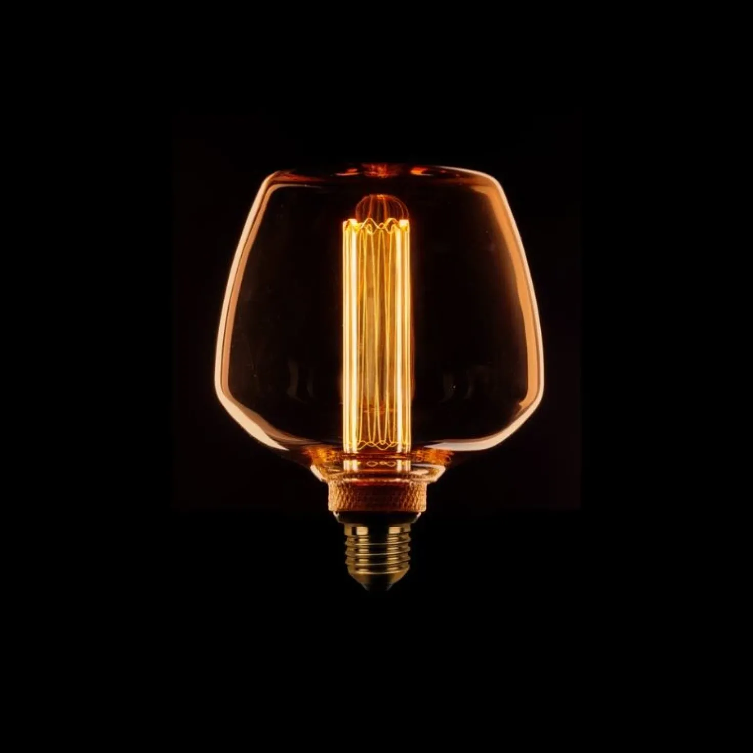 Led lamp Kooldraad Uniek breed 13cm E27 Amber 3 standen