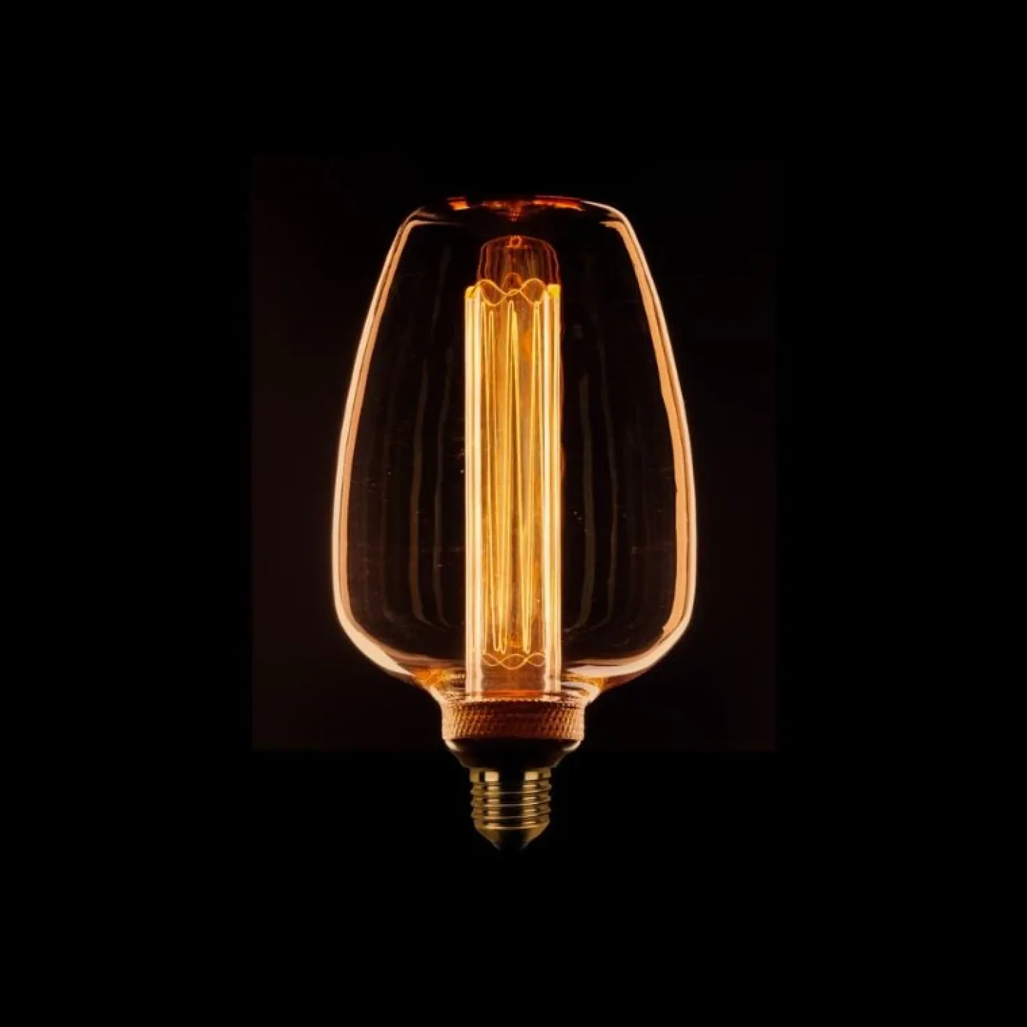 Led lamp Kooldraad Uniek smal 11cm E27 Amber 3 standen