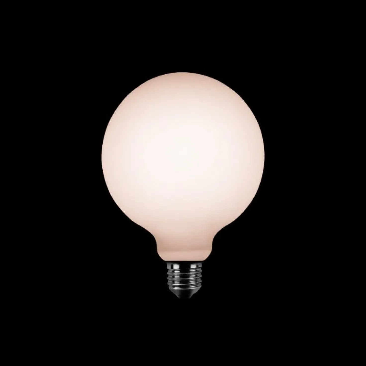 Led lamp Opaal Rond 12,5cm E27 Opal 3 standen