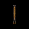 Led lamp spiraal Buis 18,5cm E27 Smoke 3 standen