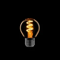 Led lamp Spiraal Dimtone 3 standen kogel E27 Gold