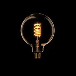 Led lamp Spiraal Dimtone 3 standen rond E27 12,5cm Gold