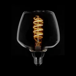 Led lamp Spiraal Dimtone Uniek breed E27 Smoke