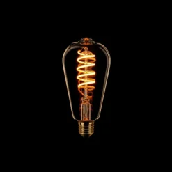 Led lamp Spiraal Druppel E27 Gold