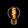 Led lamp Spiraal Kogel 4,5cm E27 Gold